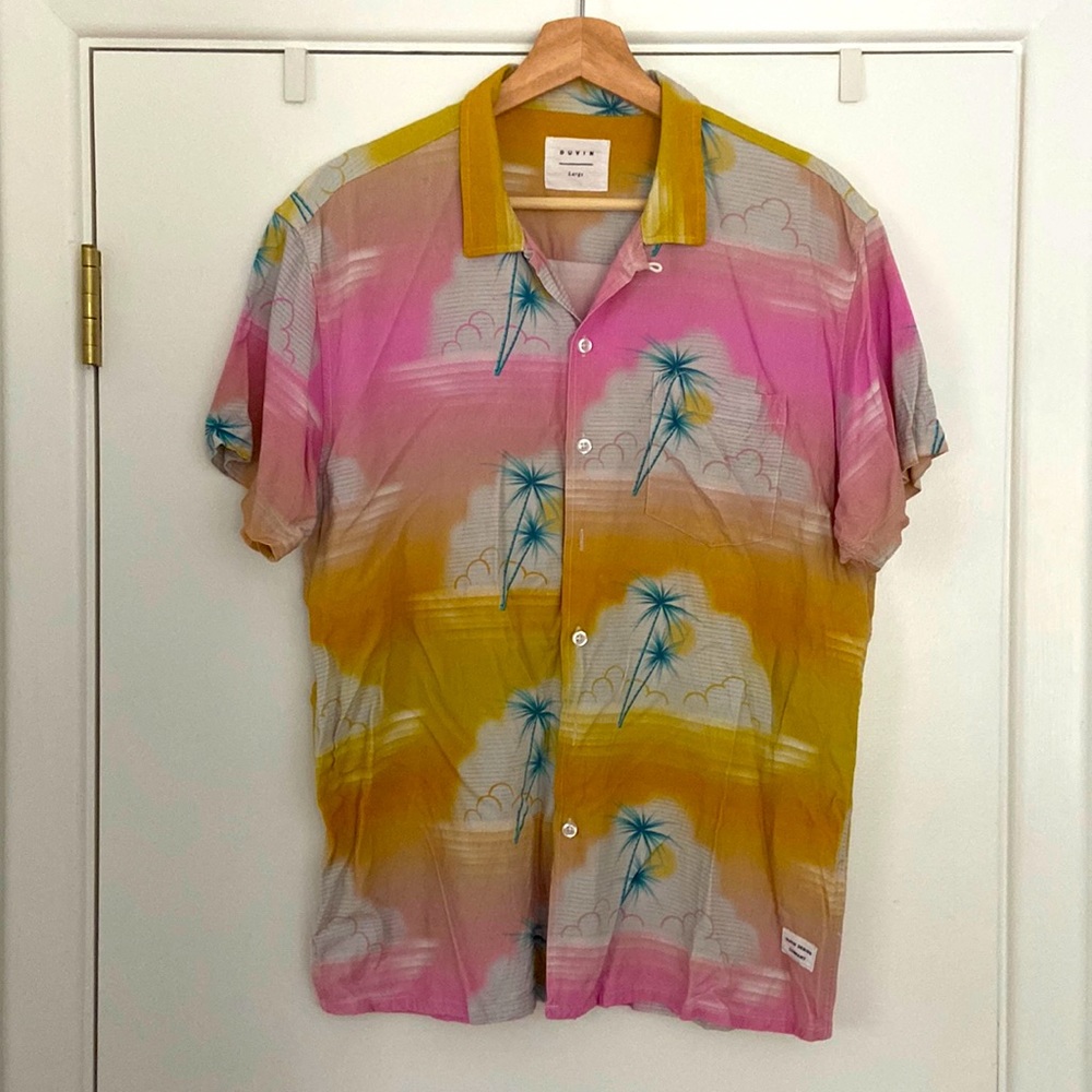 COPY - Duvin short sleeved button down size L